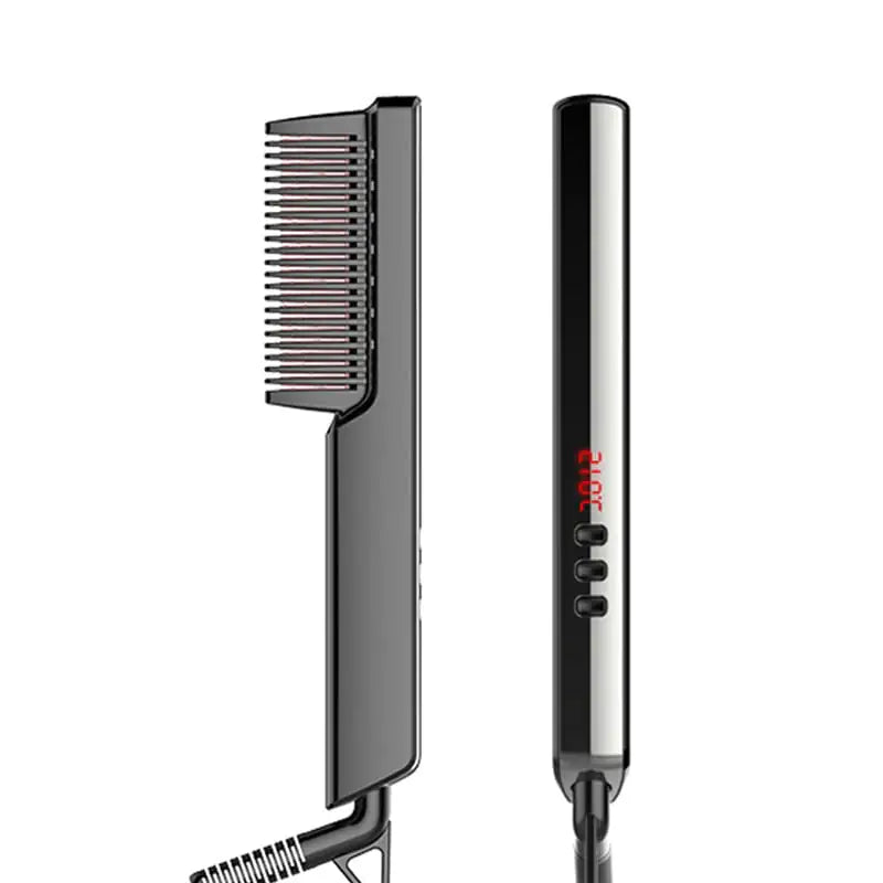 LED Anion Hair Straightening Display Comb